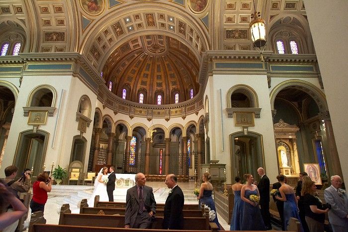 Emily Marek and James Oyan's wedding ceremony at the Cathedral of the Sacred Heart, Saturday, July 12, 2008.

Filename: SRM_20080712_0855422.jpg
Aperture: f/4.0
Shutter Speed: 1/50
Body: Canon EOS-1D Mark II
Lens: Canon EF 16-35mm f/2.8 L