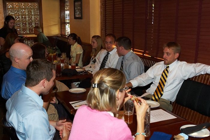 Rehearsal dinner at the Capital Ale House for Emily Marek and James Oyan's wedding, Friday, July 11, 2008.

Filename: SRM_20080711_1553468.jpg
Aperture: f/5.6
Shutter Speed: 1/50
Body: Canon EOS-1D Mark II
Lens: Canon EF 16-35mm f/2.8 L