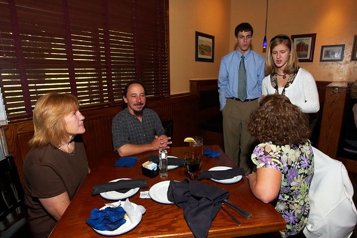 Rehearsal dinner at the Capital Ale House for Emily Marek and James Oyan's wedding, Friday, July 11, 2008.

Filename: SRM_20080711_1558483.jpg
Aperture: f/5.6
Shutter Speed: 1/50
Body: Canon EOS-1D Mark II
Lens: Canon EF 16-35mm f/2.8 L