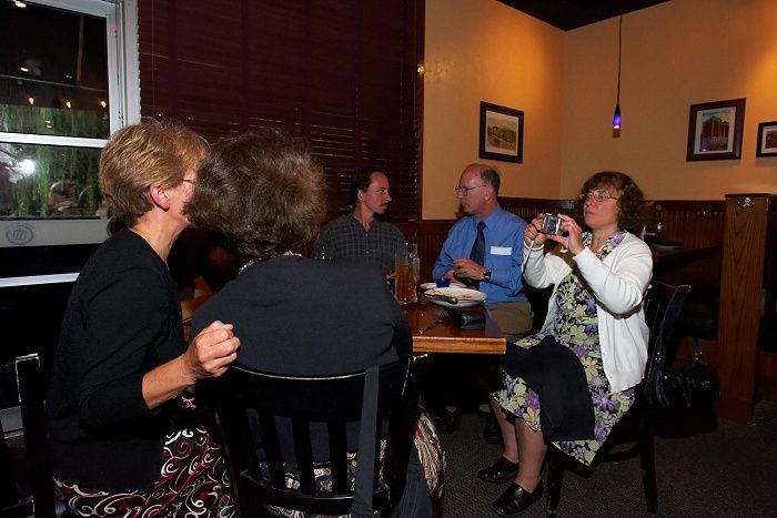 Rehearsal dinner at the Capital Ale House for Emily Marek and James Oyan's wedding, Friday, July 11, 2008.

Filename: SRM_20080711_1718140.jpg
Aperture: f/5.6
Shutter Speed: 1/50
Body: Canon EOS-1D Mark II
Lens: Canon EF 16-35mm f/2.8 L