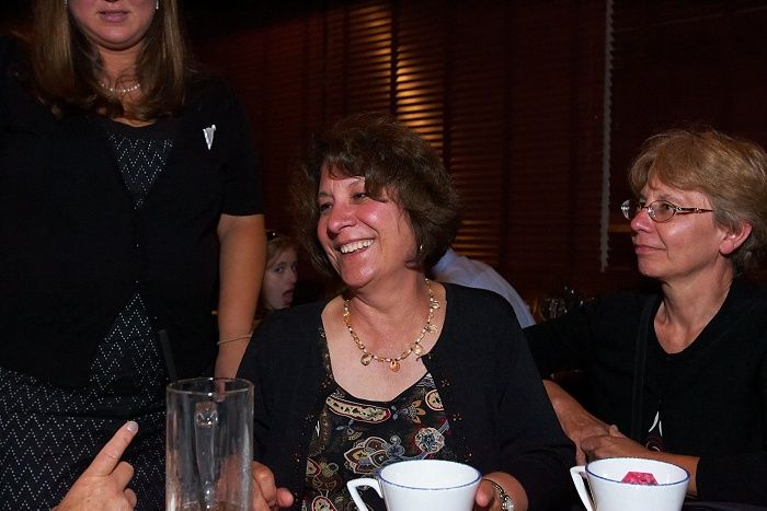 Rehearsal dinner at the Capital Ale House for Emily Marek and James Oyan's wedding, Friday, July 11, 2008.

Filename: SRM_20080711_1748361.jpg
Aperture: f/5.6
Shutter Speed: 1/50
Body: Canon EOS-1D Mark II
Lens: Canon EF 16-35mm f/2.8 L