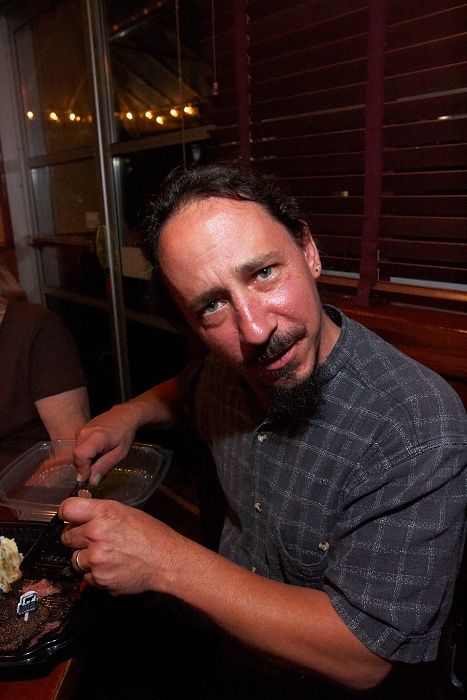 Rehearsal dinner at the Capital Ale House for Emily Marek and James Oyan's wedding, Friday, July 11, 2008.

Filename: SRM_20080711_1757066.jpg
Aperture: f/5.6
Shutter Speed: 1/40
Body: Canon EOS-1D Mark II
Lens: Canon EF 16-35mm f/2.8 L