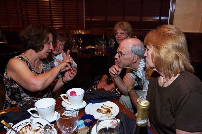 Rehearsal dinner at the Capital Ale House for Emily Marek and James Oyan's wedding, Friday, July 11, 2008.

Filename: SRM_20080711_1836481.jpg
Aperture: f/5.6
Shutter Speed: 1/40
Body: Canon EOS-1D Mark II
Lens: Canon EF 16-35mm f/2.8 L