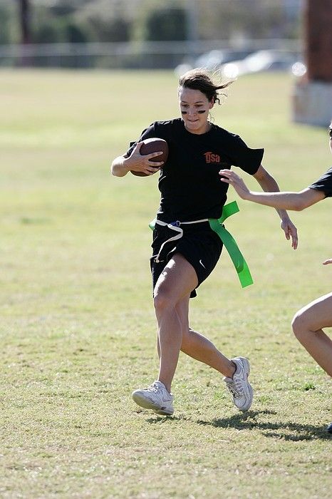 The Cheetahs (chemical engineering team) lost in the Fall 2008 UT flag football intramural championship game on November 9, 2008.

Filename: SRM_20081109_15224069.jpg
Aperture: f/4.0
Shutter Speed: 1/2000
Body: Canon EOS-1D Mark II
Lens: Canon EF 300mm f/2.8 L IS