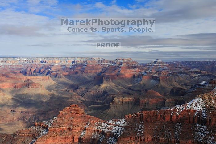 The Grand Canyon from the scenic view, south rim, on Sunday, January 4, 2009.

Filename: SRM_20090104_14251587.JPG
Aperture: f/16.0
Shutter Speed: 1/30
Body: Canon EOS-1D Mark II
Lens: Canon EF 16-35mm f/2.8 L