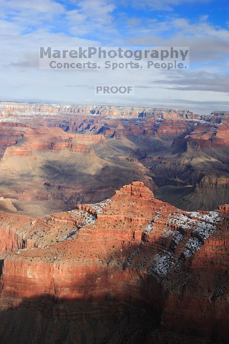 The Grand Canyon from the scenic view, south rim, on Sunday, January 4, 2009.

Filename: SRM_20090104_14254792.JPG
Aperture: f/16.0
Shutter Speed: 1/30
Body: Canon EOS-1D Mark II
Lens: Canon EF 16-35mm f/2.8 L