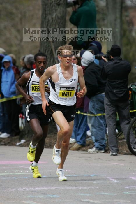 Ryan Hall was third to cross the finish line with a time of 2:09:40.  The 113th Boston Marathon took place on Monday, April 20, 2009.

Filename: SRM_20090420_10401523.JPG
Aperture: f/8.0
Shutter Speed: 1/1000
Body: Canon EOS-1D Mark II
Lens: Canon EF 100-400mm f/4.5-5.6 L IS USM