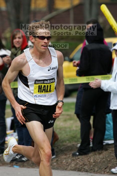 Ryan Hall was third to cross the finish line with a time of 2:09:40.  The 113th Boston Marathon took place on Monday, April 20, 2009.

Filename: SRM_20090420_10401831.JPG
Aperture: f/8.0
Shutter Speed: 1/1000
Body: Canon EOS-1D Mark II
Lens: Canon EF 100-400mm f/4.5-5.6 L IS USM
