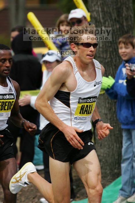 Ryan Hall was third to cross the finish line with a time of 2:09:40.  The 113th Boston Marathon took place on Monday, April 20, 2009.

Filename: SRM_20090420_10401932.JPG
Aperture: f/8.0
Shutter Speed: 1/1000
Body: Canon EOS-1D Mark II
Lens: Canon EF 100-400mm f/4.5-5.6 L IS USM