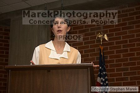 Cindy Smith, of the Health Services and Auxillary Services departments.

Filename: crw_0298_std.jpg
Aperture: f/5.6
Shutter Speed: 1/80
Body: Canon EOS DIGITAL REBEL
Lens: Canon EF-S 18-55mm f/3.5-5.6