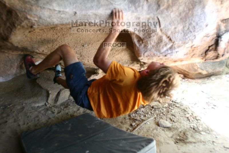 Rock climbing in Hueco Tanks State Park and Historic Site during the Hueco Tanks Awesome Fest 2.0 trip, Saturday, September 04, 2010.

Filename: SRM_20100904_15005635.JPG
Aperture: f/2.8
Shutter Speed: 1/200
Body: Canon EOS 20D
Lens: Canon EF 16-35mm f/2.8 L