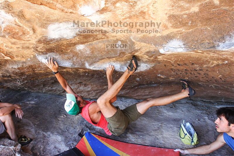 Rock climbing in Hueco Tanks State Park and Historic Site during the Hueco Tanks Awesome Fest 2.0 trip, Monday, September 06, 2010.

Filename: SRM_20100906_13063936.JPG
Aperture: f/5.6
Shutter Speed: 1/250
Body: Canon EOS 20D
Lens: Canon EF 16-35mm f/2.8 L