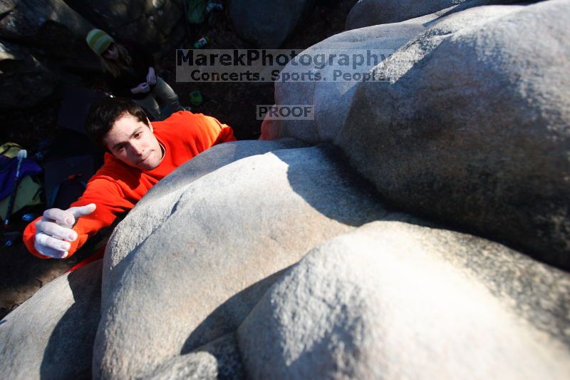 Bouldering in the southeast during Spring Break 2013.

Filename: SRM_20130312_16033608.JPG
Aperture: f/4.0
Shutter Speed: 1/2000
Body: Canon EOS-1D Mark II
Lens: Canon EF 16-35mm f/2.8 L