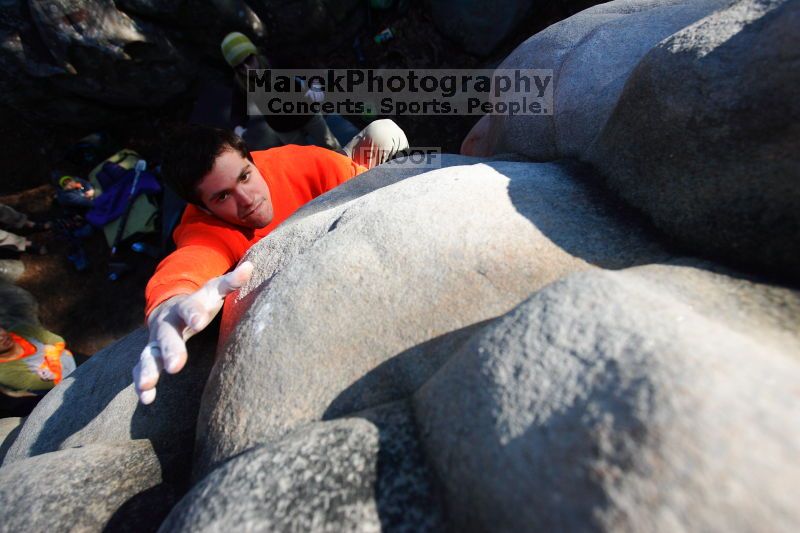Bouldering in the southeast during Spring Break 2013.

Filename: SRM_20130312_16040022.JPG
Aperture: f/4.0
Shutter Speed: 1/2500
Body: Canon EOS-1D Mark II
Lens: Canon EF 16-35mm f/2.8 L
