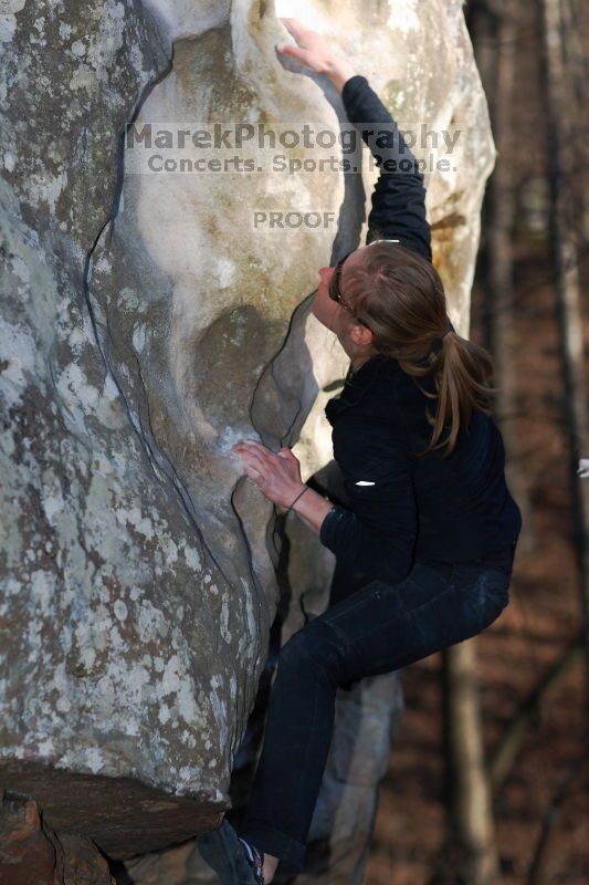 Bouldering in the southeast during Spring Break 2013.

Filename: SRM_20130313_17171683.JPG
Aperture: f/2.8
Shutter Speed: 1/1250
Body: Canon EOS-1D Mark II
Lens: Canon EF 85mm f/1.2 L II