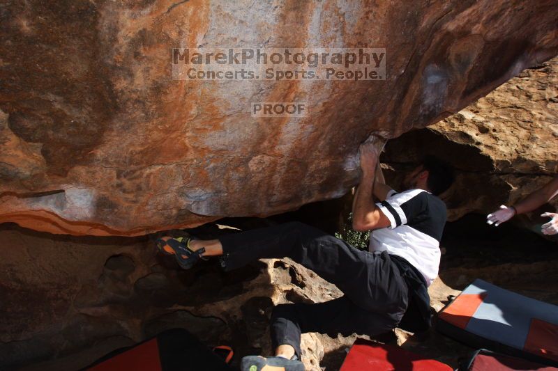 Bouldering in Hueco Tanks on 02/27/2016 with Blue Lizard Climbing and Yoga

Filename: SRM_20160227_1015430.JPG
Aperture: f/9.0
Shutter Speed: 1/250
Body: Canon EOS 20D
Lens: Canon EF 16-35mm f/2.8 L