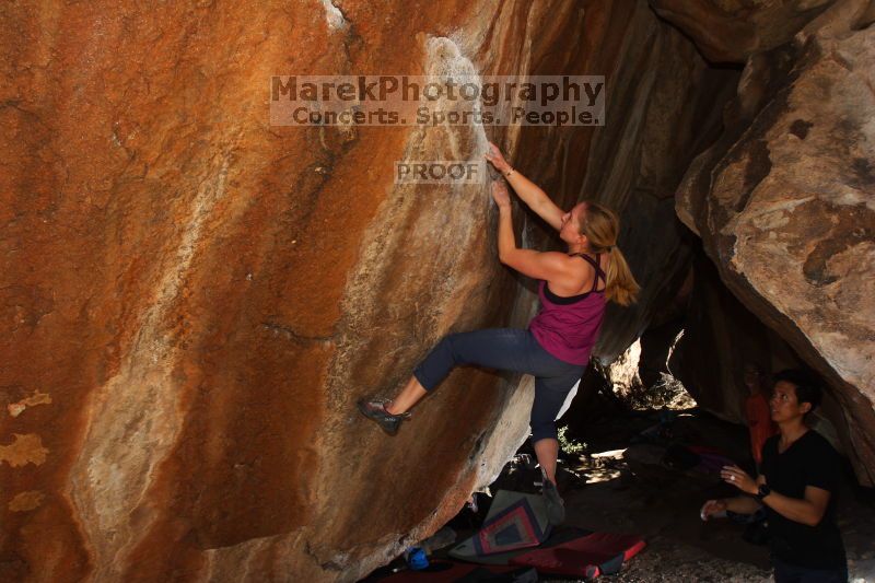 Bouldering in Hueco Tanks on 02/27/2016 with Blue Lizard Climbing and Yoga

Filename: SRM_20160227_1348000.JPG
Aperture: f/5.6
Shutter Speed: 1/250
Body: Canon EOS 20D
Lens: Canon EF 16-35mm f/2.8 L
