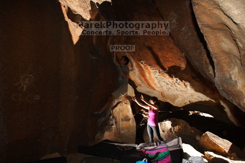 Bouldering in Hueco Tanks on 03/18/2016 with Blue Lizard Climbing and Yoga

Filename: SRM_20160318_1348060.jpg
Aperture: f/6.3
Shutter Speed: 1/250
Body: Canon EOS 20D
Lens: Canon EF 16-35mm f/2.8 L