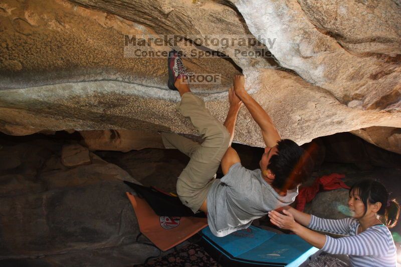 Bouldering in Hueco Tanks on 03/19/2016 with Blue Lizard Climbing and Yoga

Filename: SRM_20160319_1347520.jpg
Aperture: f/8.0
Shutter Speed: 1/250
Body: Canon EOS 20D
Lens: Canon EF 16-35mm f/2.8 L