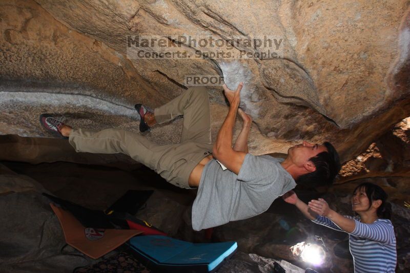 Bouldering in Hueco Tanks on 03/19/2016 with Blue Lizard Climbing and Yoga

Filename: SRM_20160319_1348030.jpg
Aperture: f/8.0
Shutter Speed: 1/250
Body: Canon EOS 20D
Lens: Canon EF 16-35mm f/2.8 L