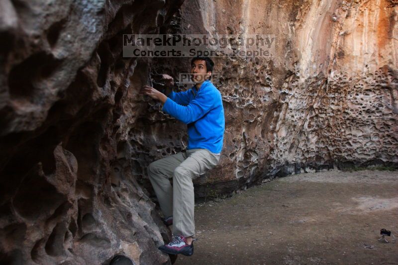 Bouldering in Hueco Tanks on 03/19/2016 with Blue Lizard Climbing and Yoga

Filename: SRM_20160319_1559150.jpg
Aperture: f/4.0
Shutter Speed: 1/80
Body: Canon EOS 20D
Lens: Canon EF 16-35mm f/2.8 L