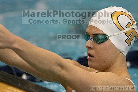 Anna Saum placed 4th versus UVA in the women's 100 yd backstroke

Filename: crw_3750_std.jpg
Aperture: f/4.0
Shutter Speed: 1/500
Body: Canon EOS DIGITAL REBEL
Lens: Canon EF 300mm f/2.8 L IS