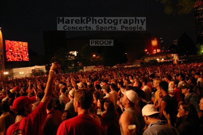 Puddle of Mudd performs on the first day of Music Midtown, 2004.

Filename: IMG_6039.jpg
Aperture: f/3.5
Shutter Speed: 1/50
Body: Canon EOS DIGITAL REBEL
Lens: Canon EF-S 18-55mm f/3.5-5.6