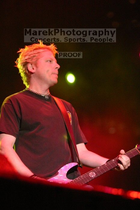 The Offspring performs on the 99X stage on the second day of Music Midtown, 2004.

Filename: IMG_6659.jpg
Aperture: f/3.2
Shutter Speed: 1/250
Body: Canon EOS DIGITAL REBEL
Lens: Canon EF 80-200mm f/2.8 L