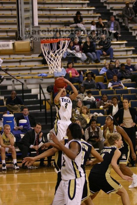 The Georgia Tech women's basketball team played Wake Forest.

Filename: IMG_1126.jpg
Aperture: f/2.8
Shutter Speed: 1/320
Body: Canon EOS DIGITAL REBEL
Lens: Canon EF 80-200mm f/2.8 L