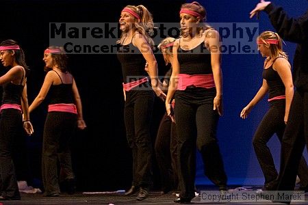 Phi Mu won the Mock Rock contest for the sororities at the Ferst Center.

Filename: crw_1564_std.jpg
Aperture: f/2.8
Shutter Speed: 1/125
Body: Canon EOS DIGITAL REBEL
Lens: Canon EF 80-200mm f/2.8 L