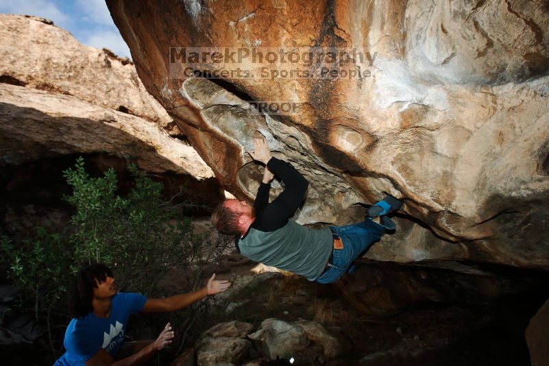 Bouldering in Hueco Tanks on 10/19/2018 with Blue Lizard Climbing and Yoga

Filename: SRM_20181019_1106170.jpg
Aperture: f/8.0
Shutter Speed: 1/250
Body: Canon EOS-1D Mark II
Lens: Canon EF 16-35mm f/2.8 L