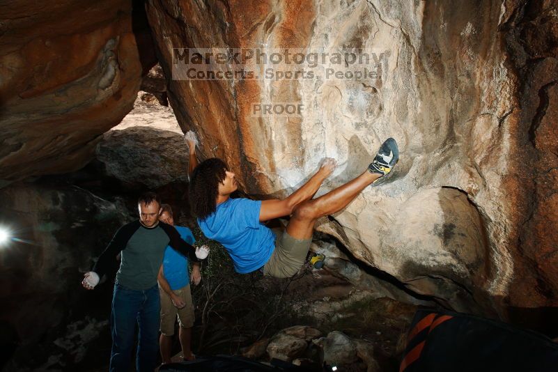 Bouldering in Hueco Tanks on 10/19/2018 with Blue Lizard Climbing and Yoga

Filename: SRM_20181019_1109360.jpg
Aperture: f/8.0
Shutter Speed: 1/250
Body: Canon EOS-1D Mark II
Lens: Canon EF 16-35mm f/2.8 L
