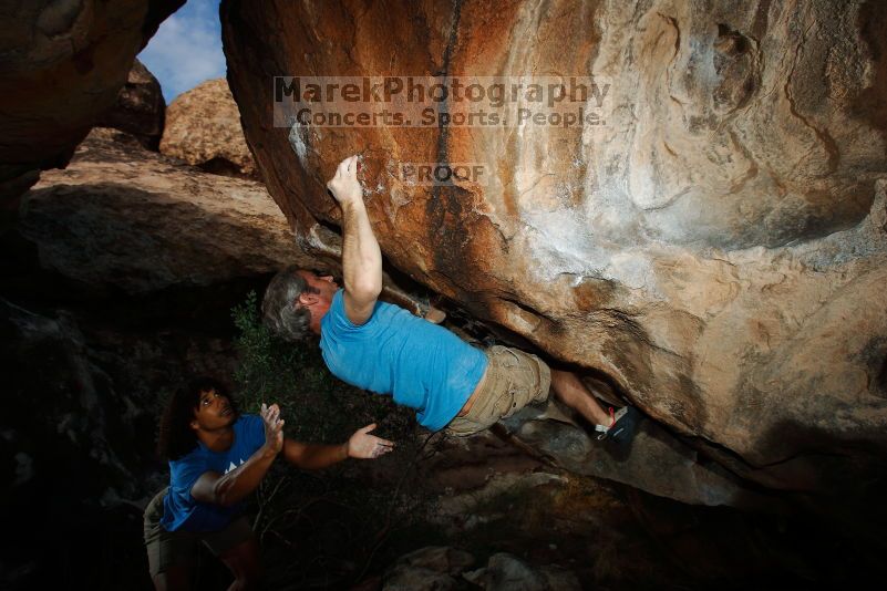 Bouldering in Hueco Tanks on 10/19/2018 with Blue Lizard Climbing and Yoga

Filename: SRM_20181019_1123460.jpg
Aperture: f/8.0
Shutter Speed: 1/250
Body: Canon EOS-1D Mark II
Lens: Canon EF 16-35mm f/2.8 L