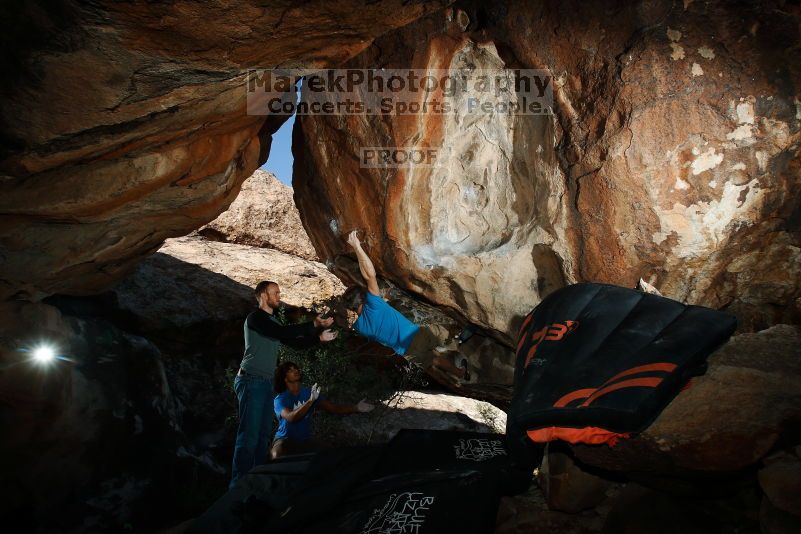Bouldering in Hueco Tanks on 10/19/2018 with Blue Lizard Climbing and Yoga

Filename: SRM_20181019_1149340.jpg
Aperture: f/8.0
Shutter Speed: 1/250
Body: Canon EOS-1D Mark II
Lens: Canon EF 16-35mm f/2.8 L