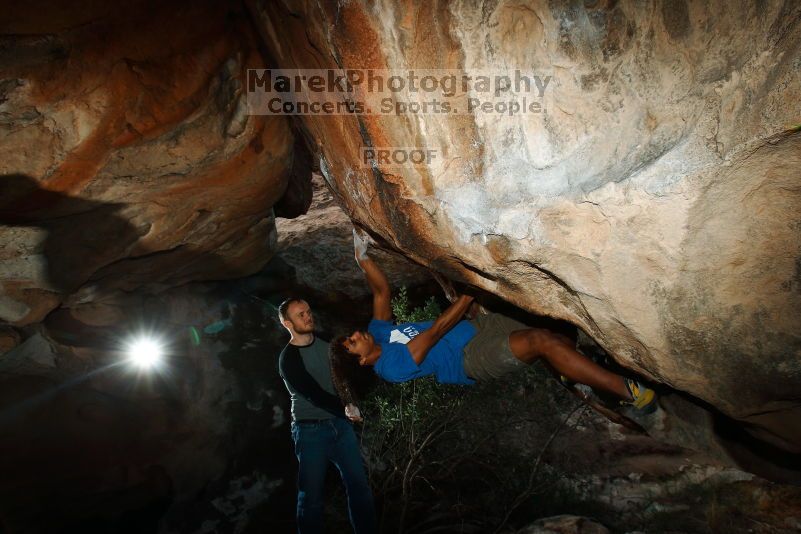 Bouldering in Hueco Tanks on 10/19/2018 with Blue Lizard Climbing and Yoga

Filename: SRM_20181019_1216400.jpg
Aperture: f/8.0
Shutter Speed: 1/250
Body: Canon EOS-1D Mark II
Lens: Canon EF 16-35mm f/2.8 L