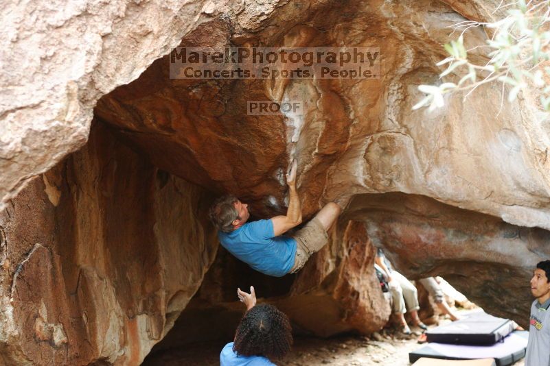 Bouldering in Hueco Tanks on 10/19/2018 with Blue Lizard Climbing and Yoga

Filename: SRM_20181019_1325120.jpg
Aperture: f/2.8
Shutter Speed: 1/400
Body: Canon EOS-1D Mark II
Lens: Canon EF 50mm f/1.8 II