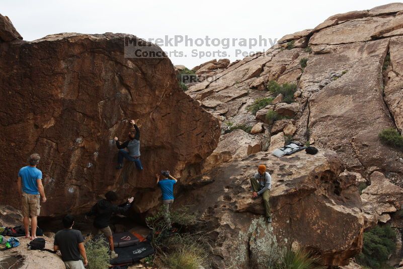 Bouldering in Hueco Tanks on 10/19/2018 with Blue Lizard Climbing and Yoga

Filename: SRM_20181019_1514370.jpg
Aperture: f/5.6
Shutter Speed: 1/500
Body: Canon EOS-1D Mark II
Lens: Canon EF 16-35mm f/2.8 L