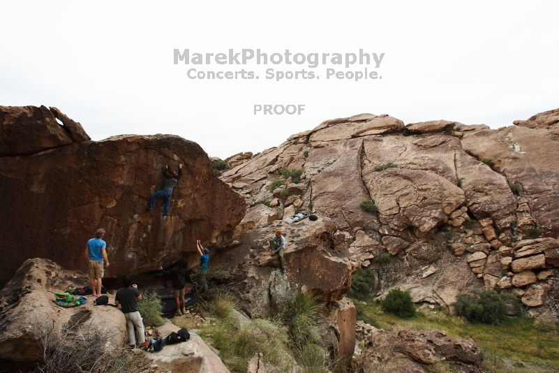 Bouldering in Hueco Tanks on 10/19/2018 with Blue Lizard Climbing and Yoga

Filename: SRM_20181019_1514550.jpg
Aperture: f/5.6
Shutter Speed: 1/500
Body: Canon EOS-1D Mark II
Lens: Canon EF 16-35mm f/2.8 L