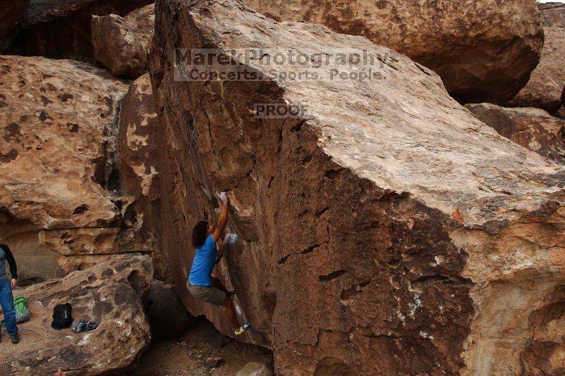 Bouldering in Hueco Tanks on 10/19/2018 with Blue Lizard Climbing and Yoga

Filename: SRM_20181019_1527440.jpg
Aperture: f/5.6
Shutter Speed: 1/400
Body: Canon EOS-1D Mark II
Lens: Canon EF 16-35mm f/2.8 L