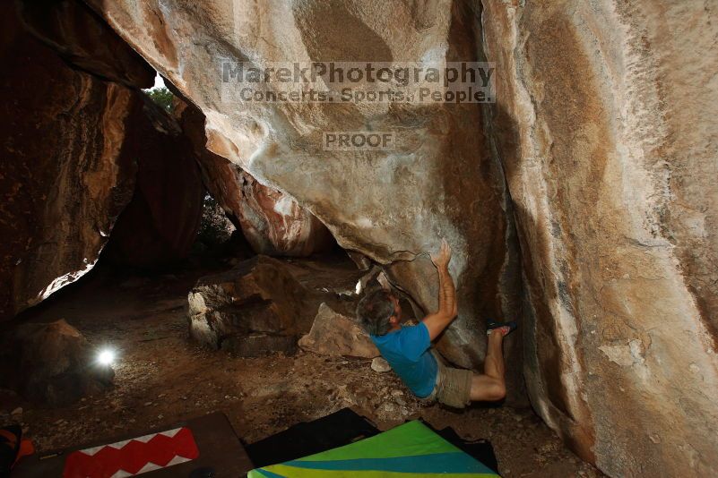 Bouldering in Hueco Tanks on 10/19/2018 with Blue Lizard Climbing and Yoga

Filename: SRM_20181019_1702550.jpg
Aperture: f/5.6
Shutter Speed: 1/250
Body: Canon EOS-1D Mark II
Lens: Canon EF 16-35mm f/2.8 L