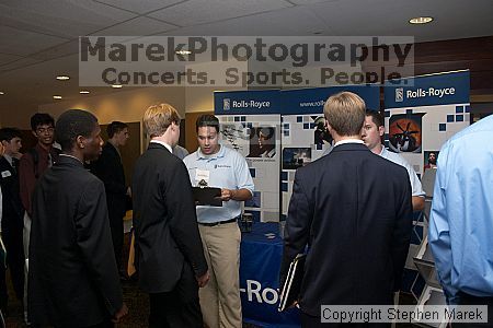 A line forms to talk to Rolls-Royce representatives.

Filename: crw_0781_std.jpg
Aperture: f/5.0
Shutter Speed: 1/60
Body: Canon EOS DIGITAL REBEL
Lens: Canon EF-S 18-55mm f/3.5-5.6
