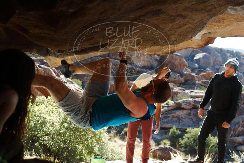 Bouldering in Hueco Tanks on 11/03/2018 with Blue Lizard Climbing and Yoga

Filename: SRM_20181103_1009291.jpg
Aperture: f/5.6
Shutter Speed: 1/500
Body: Canon EOS-1D Mark II
Lens: Canon EF 50mm f/1.8 II