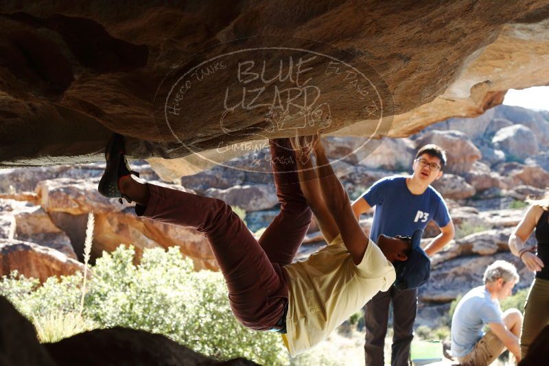 Bouldering in Hueco Tanks on 11/03/2018 with Blue Lizard Climbing and Yoga

Filename: SRM_20181103_1025170.jpg
Aperture: f/5.6
Shutter Speed: 1/320
Body: Canon EOS-1D Mark II
Lens: Canon EF 50mm f/1.8 II