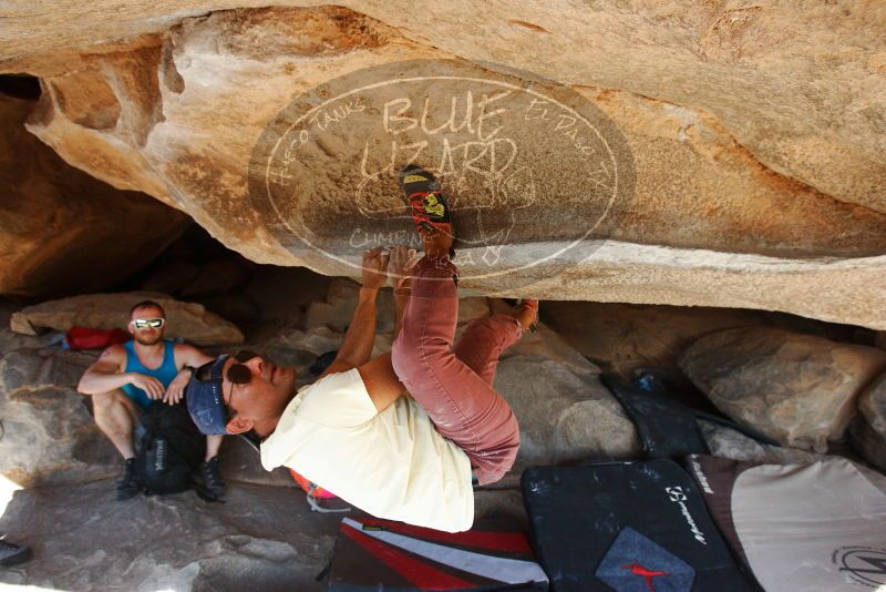 Bouldering in Hueco Tanks on 11/03/2018 with Blue Lizard Climbing and Yoga

Filename: SRM_20181103_1046411.jpg
Aperture: f/5.6
Shutter Speed: 1/500
Body: Canon EOS-1D Mark II
Lens: Canon EF 16-35mm f/2.8 L