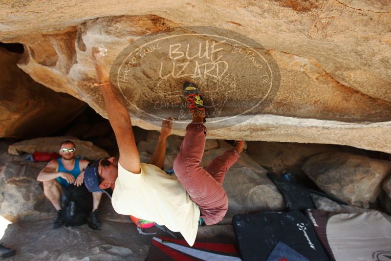 Bouldering in Hueco Tanks on 11/03/2018 with Blue Lizard Climbing and Yoga

Filename: SRM_20181103_1046431.jpg
Aperture: f/5.6
Shutter Speed: 1/500
Body: Canon EOS-1D Mark II
Lens: Canon EF 16-35mm f/2.8 L