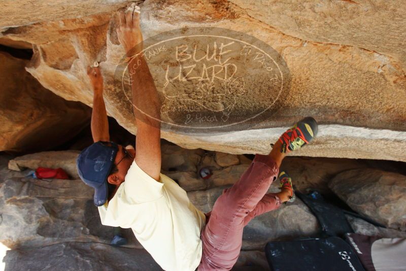 Bouldering in Hueco Tanks on 11/03/2018 with Blue Lizard Climbing and Yoga

Filename: SRM_20181103_1047382.jpg
Aperture: f/5.6
Shutter Speed: 1/500
Body: Canon EOS-1D Mark II
Lens: Canon EF 16-35mm f/2.8 L