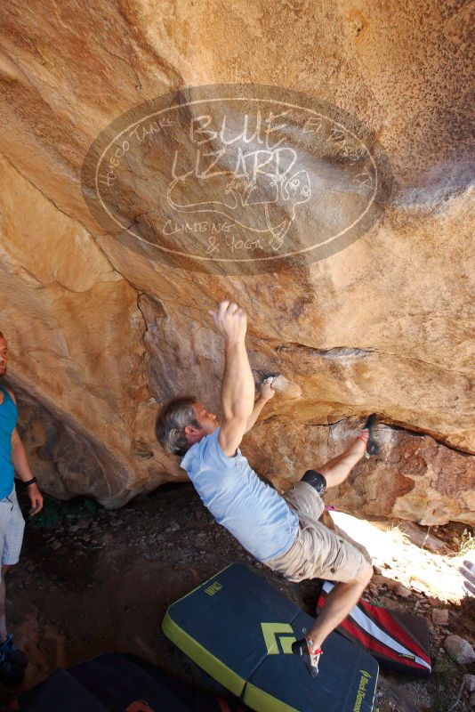 Bouldering in Hueco Tanks on 11/03/2018 with Blue Lizard Climbing and Yoga

Filename: SRM_20181103_1134143.jpg
Aperture: f/5.6
Shutter Speed: 1/320
Body: Canon EOS-1D Mark II
Lens: Canon EF 16-35mm f/2.8 L