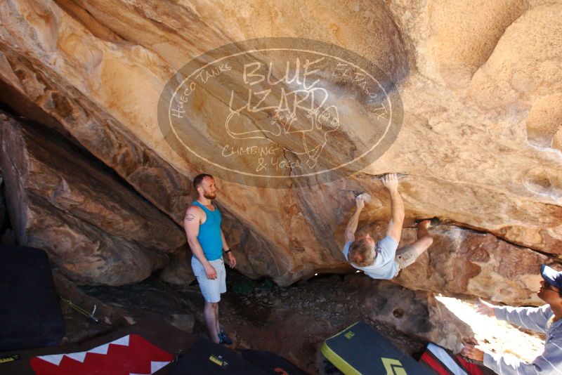 Bouldering in Hueco Tanks on 11/03/2018 with Blue Lizard Climbing and Yoga

Filename: SRM_20181103_1138220.jpg
Aperture: f/5.6
Shutter Speed: 1/320
Body: Canon EOS-1D Mark II
Lens: Canon EF 16-35mm f/2.8 L