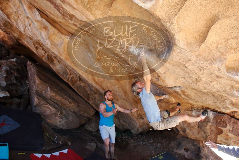 Bouldering in Hueco Tanks on 11/03/2018 with Blue Lizard Climbing and Yoga

Filename: SRM_20181103_1138371.jpg
Aperture: f/5.6
Shutter Speed: 1/320
Body: Canon EOS-1D Mark II
Lens: Canon EF 16-35mm f/2.8 L