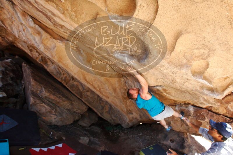 Bouldering in Hueco Tanks on 11/03/2018 with Blue Lizard Climbing and Yoga

Filename: SRM_20181103_1141230.jpg
Aperture: f/5.6
Shutter Speed: 1/400
Body: Canon EOS-1D Mark II
Lens: Canon EF 16-35mm f/2.8 L